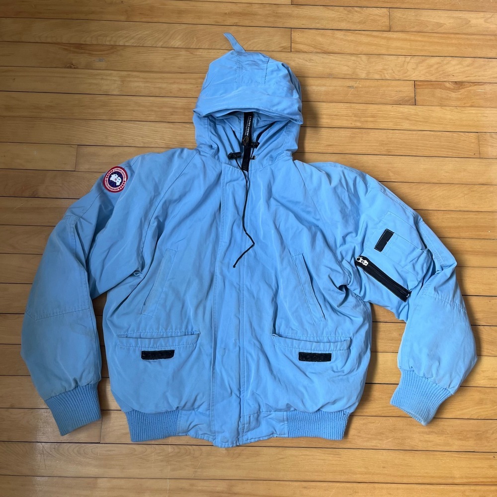 Canada Goose Chilliwack Bomber Jacket Light Blue Mens XL 4071MR Arctic Program